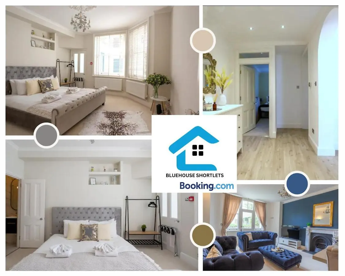 Three-Bedroom Apartment At Bluehouse Short Lets In Brighton With Garden For Family Relaxation